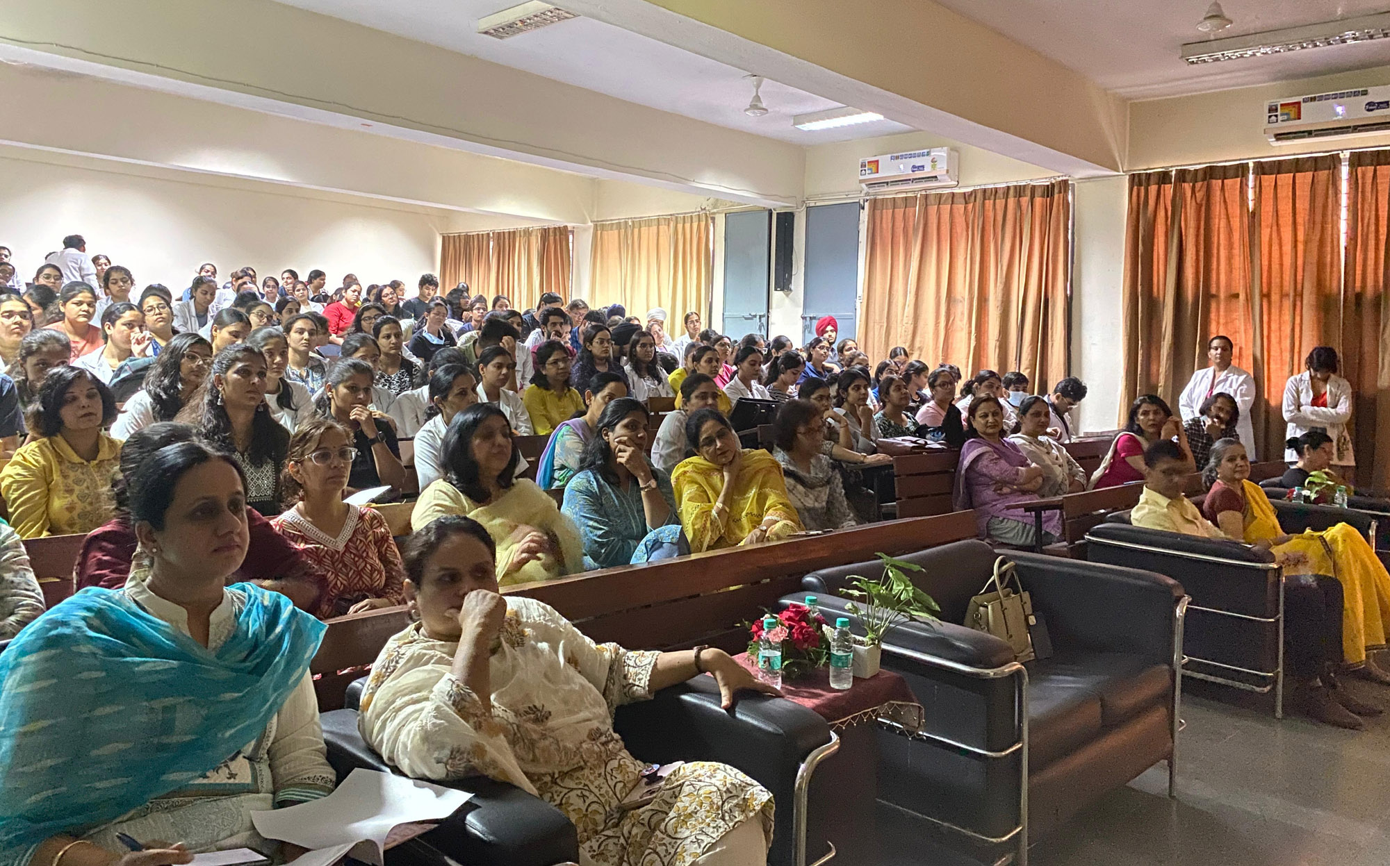 Dr. Harvansh Singh Judge Institute of Dental Sciences and Hospital today organized a seminar related to women safety titled "How Safe Am I at My Workplace?".
